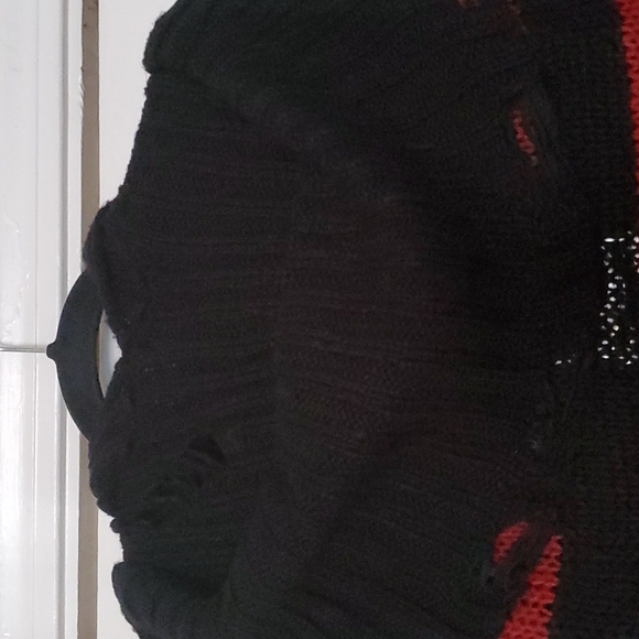 *NWT* Killstar's Freddy Hooded Knit Sweater (Black/Blood - Picture 8 of 16